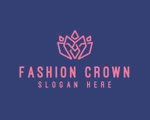 Feminine Lotus Flower logo design