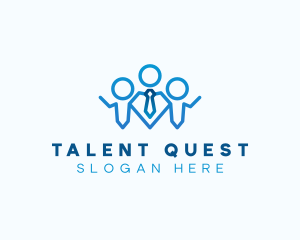 Hiring - Networking Employee Job logo design