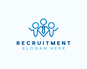 Networking Employee Job logo design