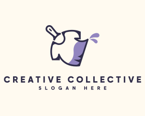 Creative Paint Shirt logo design