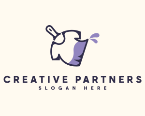 Creative Paint Shirt logo design