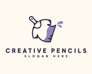 Creative Paint Shirt logo design