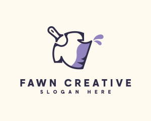 Creative Paint Shirt logo design