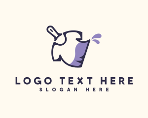 Custom - Creative Paint Shirt logo design