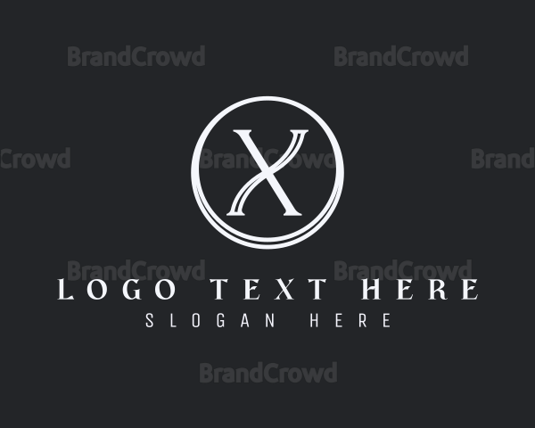 Professional Fashion Studio Letter X Logo