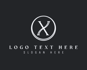 Stylist - Professional Fashion Studio Letter X logo design