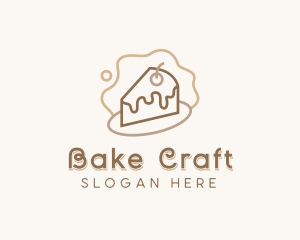 Chocolate Cake Pastry logo design