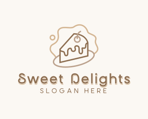 Chocolate Cake Pastry logo design