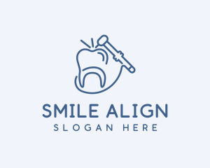 Dentist Tooth Orthodontist logo design