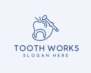 Tooth - Dentist Tooth Orthodontist logo design