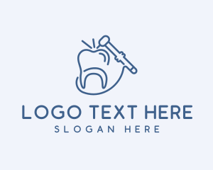 Tooth - Dentist Tooth Orthodontist logo design