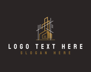 Blueprint - Home Blueprint Architect logo design