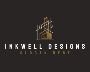 Blueprint - Home Blueprint Architect logo design