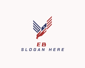 Veteran - Patriotic Eagle Bird logo design