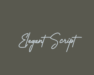 Handwriting - Elegant Handwriting Script logo design