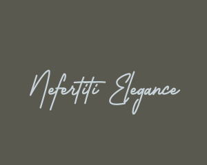 Elegant Handwriting Script logo design