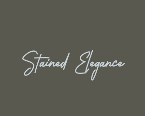 Elegant Handwriting Script logo design