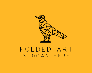 Simple Bird Line Art logo design