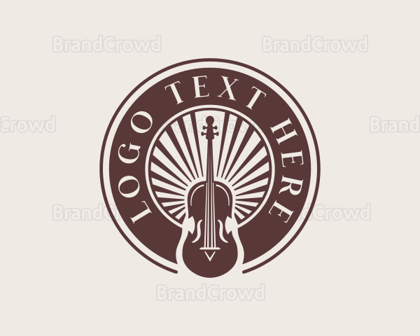 Violin Instrument Musician Logo