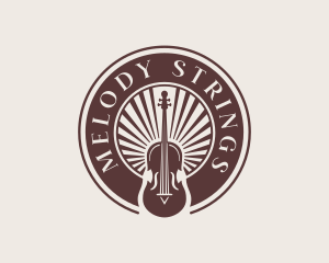 Violin - Violin Instrument Musician logo design
