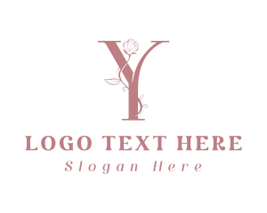 Letter Y - Flower Wellness Company logo design