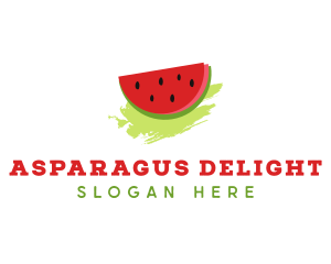 Sweet Watermelon Fruit logo design