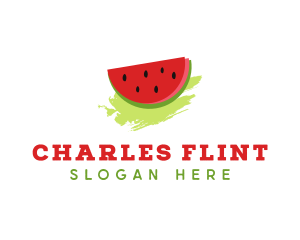 Sweet Watermelon Fruit logo design