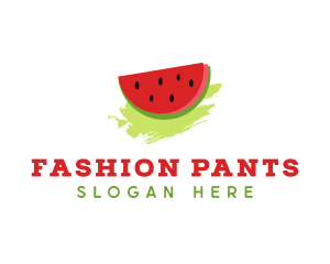 Sweet Watermelon Fruit logo design