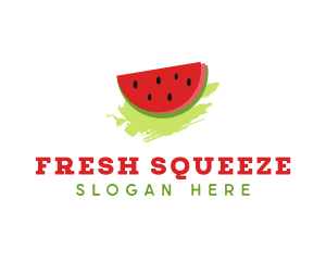 Juicer - Sweet Watermelon Fruit logo design