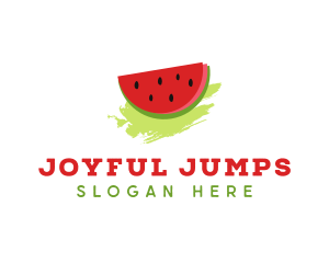 Sweet Watermelon Fruit logo design