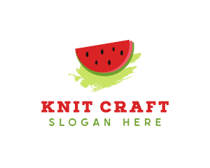 Sweet Watermelon Fruit logo design