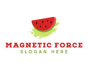 Sweet Watermelon Fruit logo design