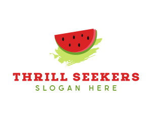 Sweet Watermelon Fruit logo design