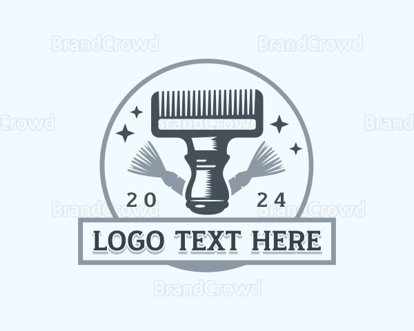 Comb Hairstylist Barbershop Logo