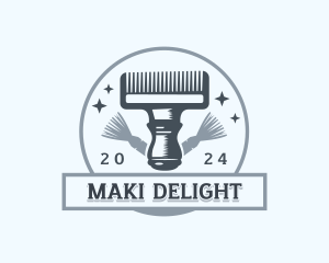 Comb Hairstylist Barbershop Logo