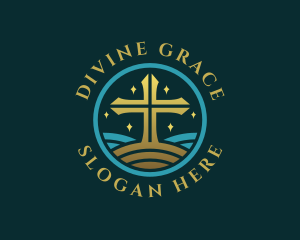 Holy Christian Cross logo design