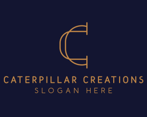 Elegant Business Letter C logo design