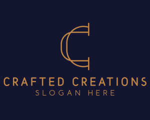 Elegant Business Letter C logo design