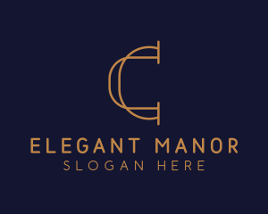 Manor - Minimalist Elegant Letter C logo design