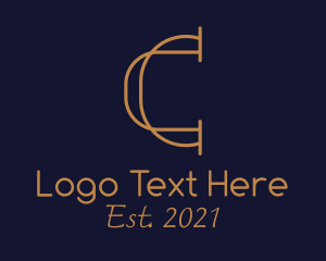 Letter C - Minimalist Elegant Letter C logo design