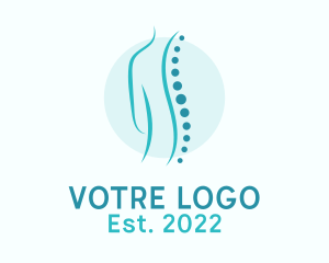 Skeleton - Chiropractic Health Treatment logo design