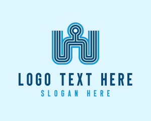 Employer - Generic Manpower Letter W logo design