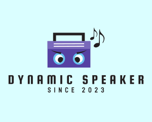 Speaker - Radio Music Player logo design