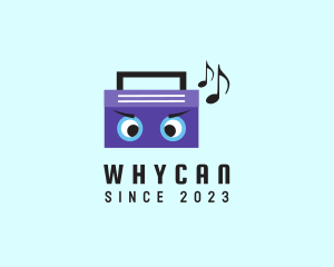 Music Note - Radio Music Player logo design