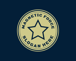 Military Star Badge logo design