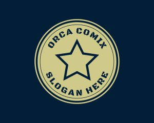 Army - Military Star Badge logo design