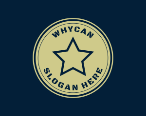 Combat - Military Star Badge logo design