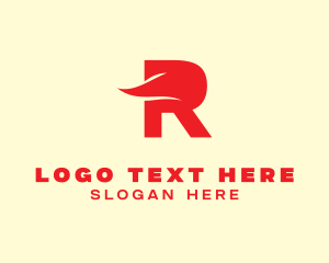 Flag - Business Studio Letter R logo design