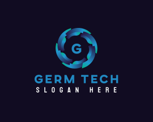 Digital Startup Tech logo design