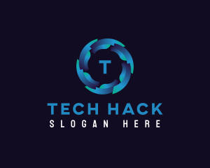 Digital Startup Tech logo design